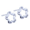 Hollow Plum Blossom 925 Sterling Silver Earrings
