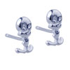 Donald Duck 925 Sterling Silver Earrings