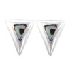 Triangle Abalone Sterling Silver Earrings