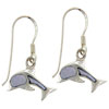 Mother Of Pearl Left Jump Dolphin Earrings