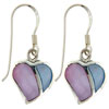 Mother Of Pearl Hearth Earrings