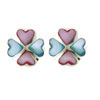 Mother Of Pearl Clover Earrings