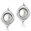 Faux Pearl Stud Earrings