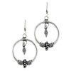 Circle Double Dangle  Earrings 