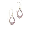 Pink Drop Mother Of Pearl Earrings