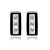  Cz  Bar  Earrings 