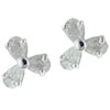 Cz Shamrock Earrings