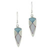 Triangular Mother Of Pearl Earrings