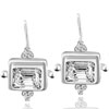 Emerald Cut Cz Earrings