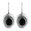 Onyx Oval Earrings