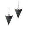 Triangle Abalone Earrings