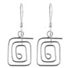 Square Swirl Earrings