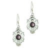 Purple Crystal Earrings