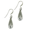 Teardrop Sterling Silver Earrings
