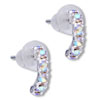 Shining Crystals 925 Sterling  Silver   Earrings 