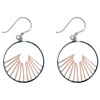 Rising Sun Sterling Silver Earrings