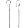 Braided Dangle Sterling Silver Earrings