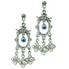 Austrian Crystal Flower Chandelier Earrings