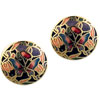 Gold Plated Butterfly Garden Earrings