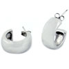 Jumbo Silver  Hoop  Earrings
