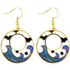 Birds And Sea Waves Earrings