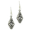 Fancy Round Oval Earrings