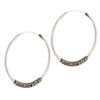 Hoop Snake Decorated Earrings