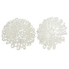 Curly Round Wire Metalwork Earrings
