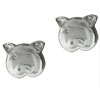Sterling Silver Pig Earrings