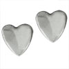Sterling Silver Heart Stud Earrings