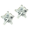 Star Shape Cz Stud Earrings