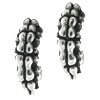 Sterling Silver Spine Bone Claw Earrings