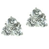 Three Circle Cz Earrings