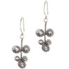Sterling Silver Intricate Spiral Design Earrings