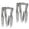 Sterling Silver Half  Spring  Loop Earrings