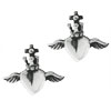 Heart With Wings Earrings