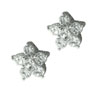 Flower Cz Studded Earrings