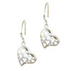 Sterling Silver Heart Outline Earrings