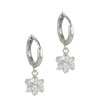 Mini Flower Cz Earrings