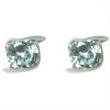 Pointed S Shape Stud Earrings
