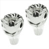 Sterling Silver Jackal Head Earrings