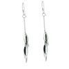Sterling Silver Cascading Leaflet Earrings