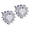 June  Pearl  Color  Birthstone  925 Sterling Silver Earrings