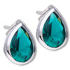 Drop  May  Emerald Color  Birthstone  925 Sterling Silver  ... 