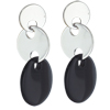 Sterling Silver Row Of Circles Earrings