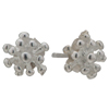 Fashion Sterling Silver Flower Summer Stud Earrings