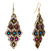 Earrings - Dangle With Color Crystal Earrings