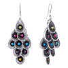 Earrings - Drop Shape With May Birthstone Earrings