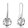April White Clear Pentagram Crystal Earrings