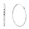 925 Sterling Silver Laser Embroidery Double Hoop Earrings